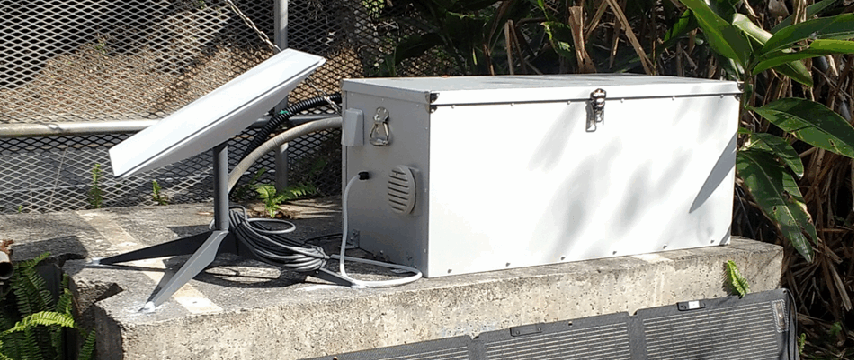 電源の無い通信不感地帯における燃料電池によるスターリンクインターネット接続